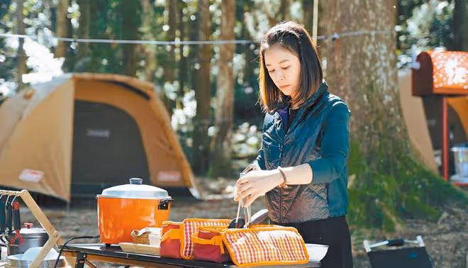 林心如露營花費5000萬,帶女兒小海豚的毯子和玩具解相思之苦