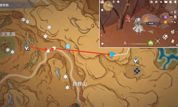 《原神》3.6版本悼靈花採集路線分享