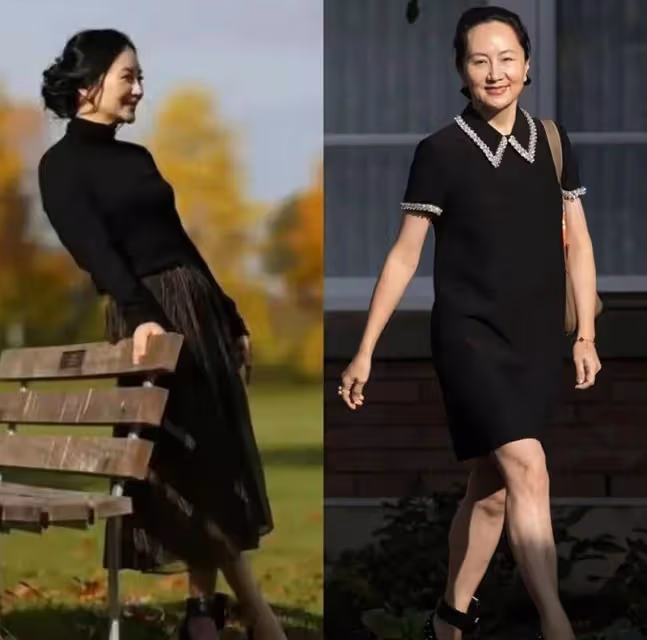51歲孟晚舟親身示範：裙過膝、發不短、戴胸針，值得中年女人借鑑