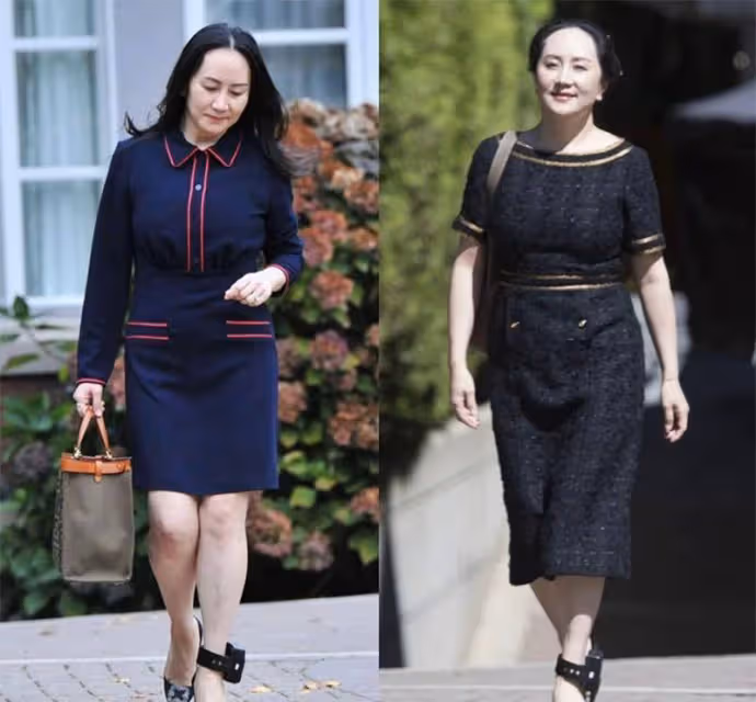 51歲孟晚舟親身示範：裙過膝、發不短、戴胸針，值得中年女人借鑑