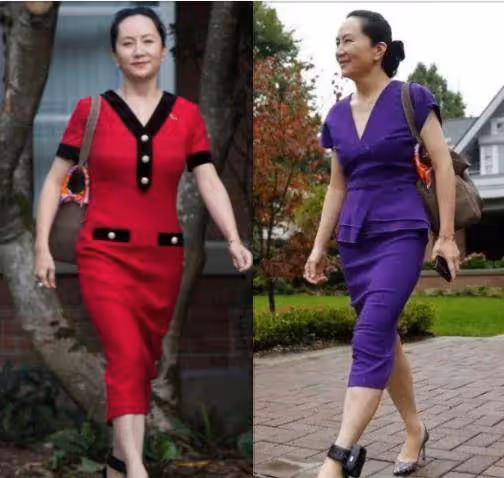 51歲孟晚舟親身示範：裙過膝、發不短、戴胸針，值得中年女人借鑑