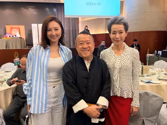 曾志偉生日眾星雲集,63歲女星出家9年罕露面,慈眉善目氣質大變