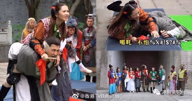 馮盈盈化身仙氣小龍女！奶仔迷戀彭慧中玩轉TVB古裝街大陣仗