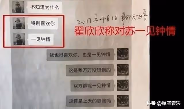 蘇享茂哥哥怒曝翟欣欣聊天記錄，內容下流至極，看完讓人三觀盡毀