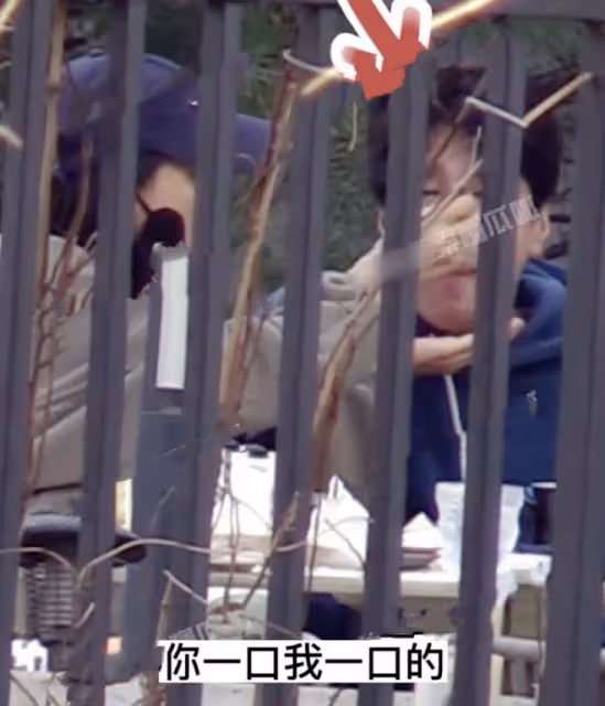 趙又廷夫婦牽手逛街，高圓圓喂老公吃甜品，與女兒視頻笑得好幸福