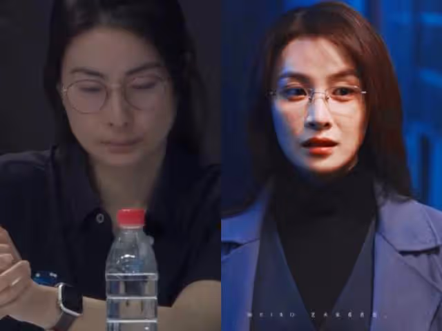 郭晶晶觀戰跳水世界盃，戴眼鏡美出新高度，撞臉高啟蘭氣質出眾