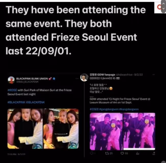 Blackpink Rosé和姜棟元約會傳聞?YG回應被吐槽,還不如閉嘴!