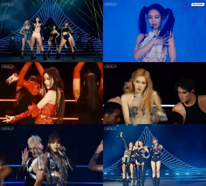 BLACKPINK刷新科切拉紀錄,12萬現場觀眾,2.5億在線觀眾引熱議