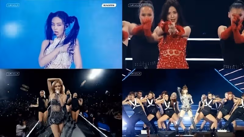 BLACKPINK刷新科切拉紀錄,12萬現場觀眾,2.5億在線觀眾引熱議
