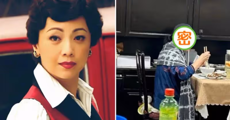 57歲的鄧萃雯被網友偶遇，素顏被曝：女神也有了歲月的痕跡