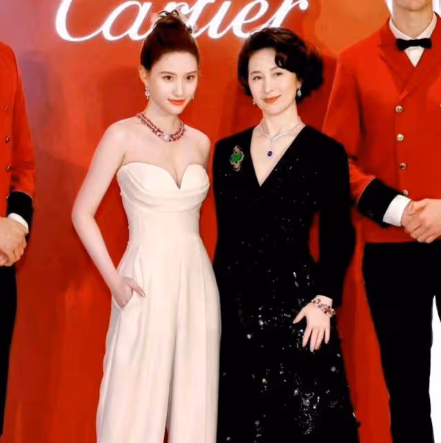 何超蓮竇驍婚前接待晚宴照曝光!穿紗裙好似仙女,性感又落落大方