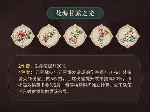 《原神》花海甘露之光用法思路與角色推薦
