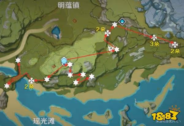 原神琉璃袋在哪裡采 琉璃袋超詳細採集路線分布圖
