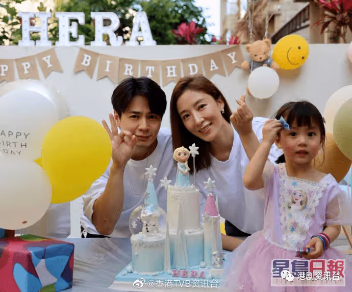 鍾嘉欣攜仔女返港送驚喜!楊茜堯羅子溢為囡囡搞3歲公主生日會