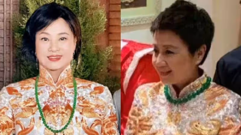 三太陳婉珍親自見證女兒婚禮，富貴逼人氣場強大，穿著大有講究