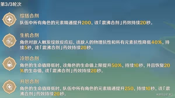 《原神》3.6合劑演進全關卡滿獎勵通關攻略