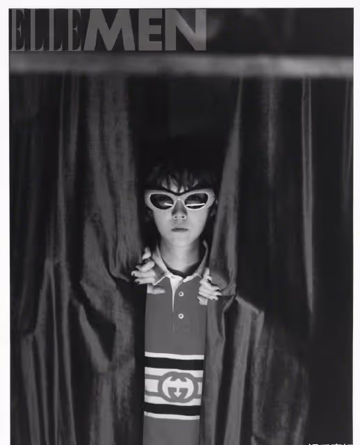 鹿晗《ELLEMEN睿士》五月刊封面大片，鮮明且獨特，復古又帥氣