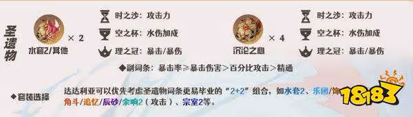 原神公子首選聖遺物推薦 公子最適配聖遺物推薦大全
