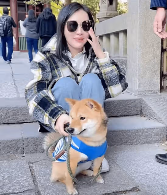 王石一家三口游日本,田朴珺吃雪糕偎依老公懷裡撒嬌,愛女未出鏡