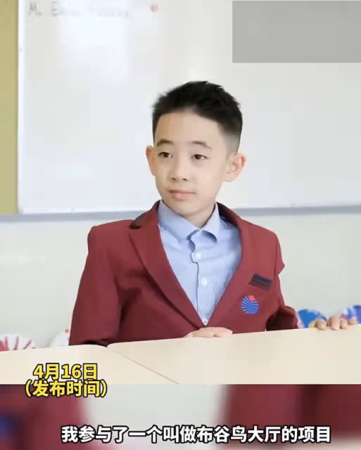 陳小春兒子Jasper介紹學校，大秀流利普通話，曾被媽媽逼著學中文