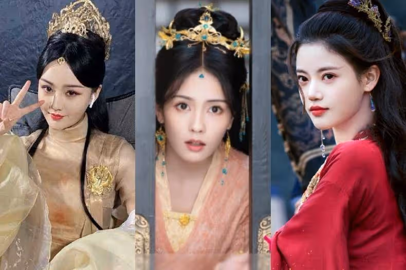 盤點《長月燼明》劇中的6位古裝女神_美人_黃馨瑤_扮相
