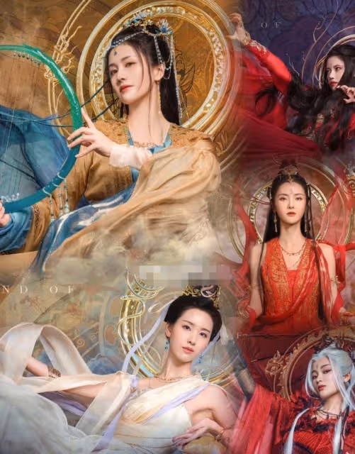 盤點《長月燼明》劇中的6位古裝女神_美人_黃馨瑤_扮相