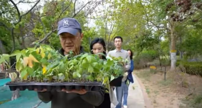 演員李亞鵬:北京菜地被施工人員剷平,表示要找施工方討要個賠償