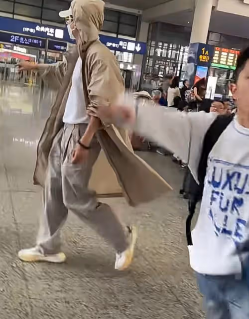 謝娜助理打掉路人手機惹爭議!一臉兇狠力氣大,同行張傑被嚇到
