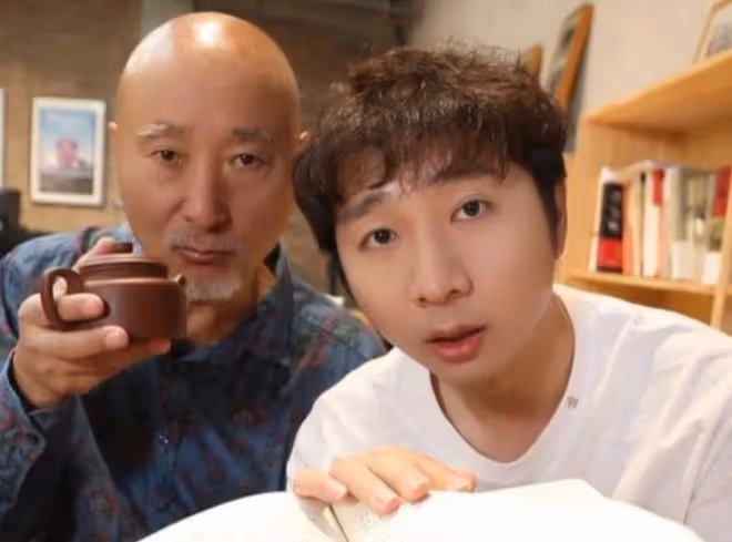 陳佩斯祖孫三代與朱時茂父子聚會!31歲朱青陽走路一瘸一拐引擔憂
