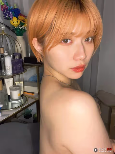 22歲清純AA使壞!可愛形象全毀「變一顆橘子」網驚:我婆認不出來!