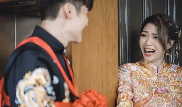 恭喜!香港知名女星今日大婚,帥哥新郎穿美少女制服跳韓舞接親