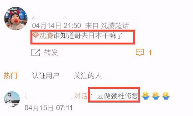曝沈騰生病停工去日本做康復,妻子疑飆至180斤,和男友人聚餐