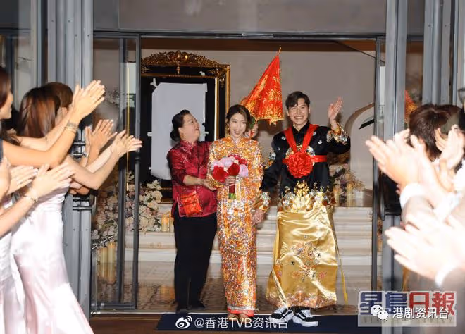 陳家樂連詩雅結婚|Gin Lee性感Look觀禮 楊受成太太拎鱷魚皮Hermès貴氣優雅