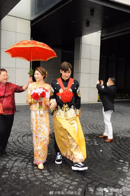 恭喜恭喜!TVB金童玉女今日大婚