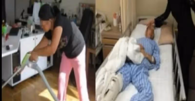 我45歲「二婚」娶了23歲農村老婆，她在我家當傭人，沒想到我出交通事故住院後，她竟這樣「折磨」我….
