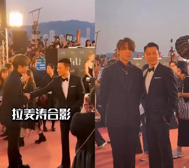 劉德華提攜後輩,與新晉頂流姜濤合影,被港媒稱「世紀合照」