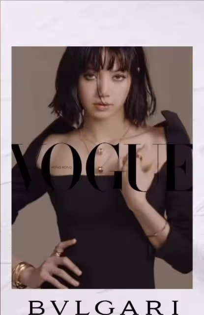 Lisa雜誌封面造型驚艷,短短兩月港泰日韓四版VOGUE封面悉數拿下