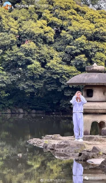 何超雲預支蜜月與未婚夫游日高調放閃！東京鐵塔下合照一動作現小女人Feel
