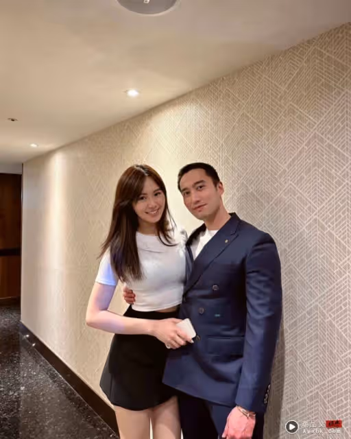 「醫界王陽明」辣妻正面曝光！網驚艷「美到發亮」摟S水蛇腰嬌羞放閃
