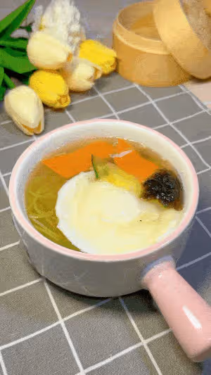 早餐給娃吃這碗面,蝦蛋菜營養全,寶寶能吃一小碗!