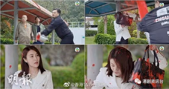 馬國明瀑布式哭戲2Take完成!林夏薇淋完紅酒再被潑紅油