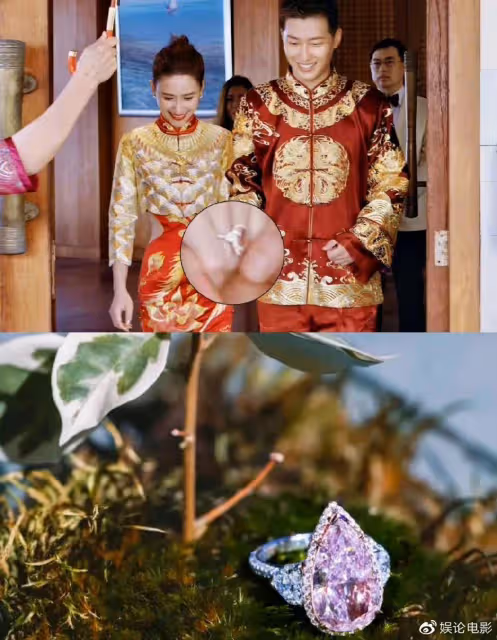 何超蓮透露她和竇驍三年前已訂婚,竇驍求了兩次婚,粉鑽故事感人
