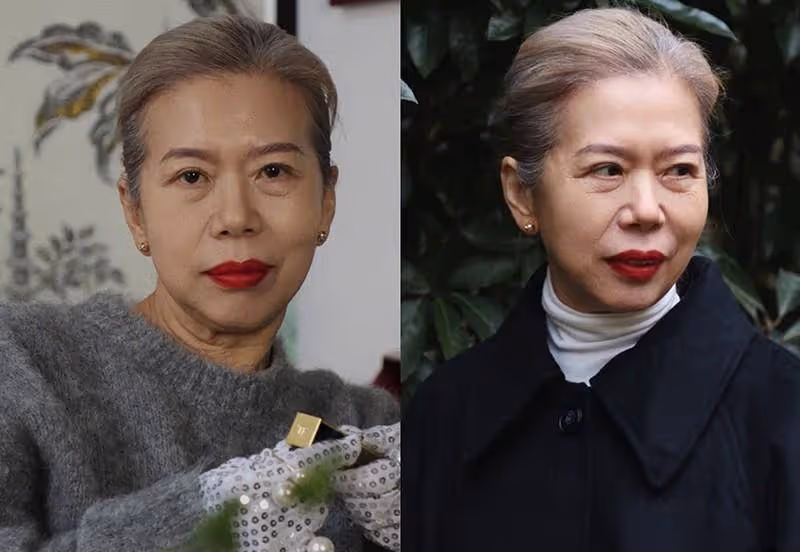 說實話，這位「時尚阿姨」的穿搭，很適合中年女人模仿，優雅時髦