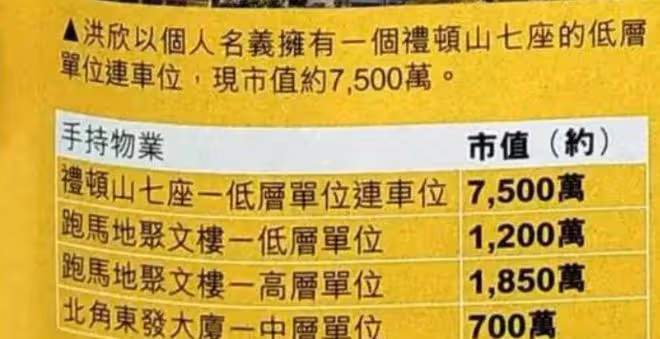 知情人士稱洪欣不是蠢女人!上億物業沒寫張丹峰名字,早有防備