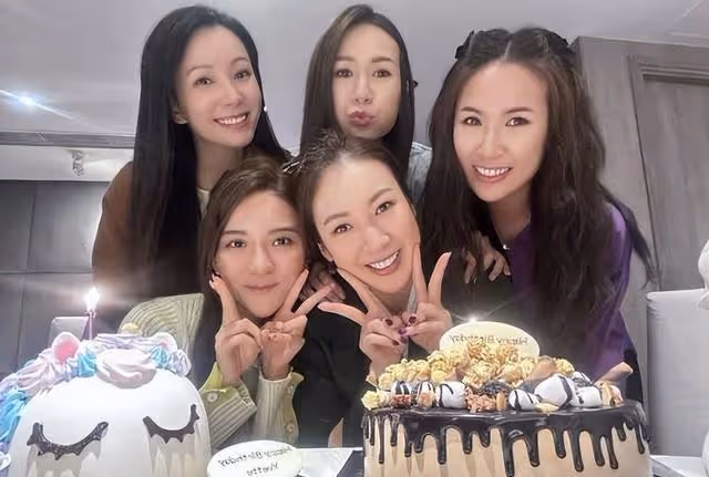 厲害!TVB富貴女星攜劇組同事慶生,曝直播帶貨銷售額突破五百萬