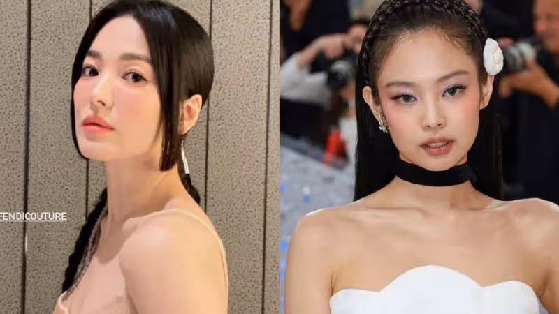 42歲宋慧喬和27歲Jennie同框，成為時尚焦點！