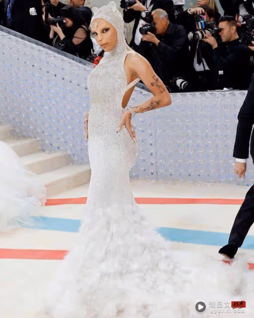 Met Gala/驚現「老佛爺愛貓」!亂入時尚盛典吸眼球 網笑翻:話題焦點