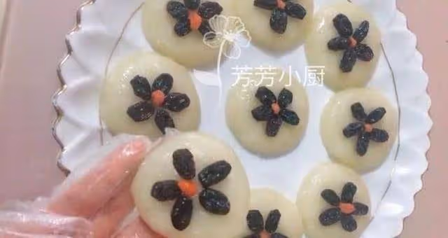 只需要一碗糯米粉，2分鐘學會糯米糕，香甜軟糯又Q彈，全家搶著吃~