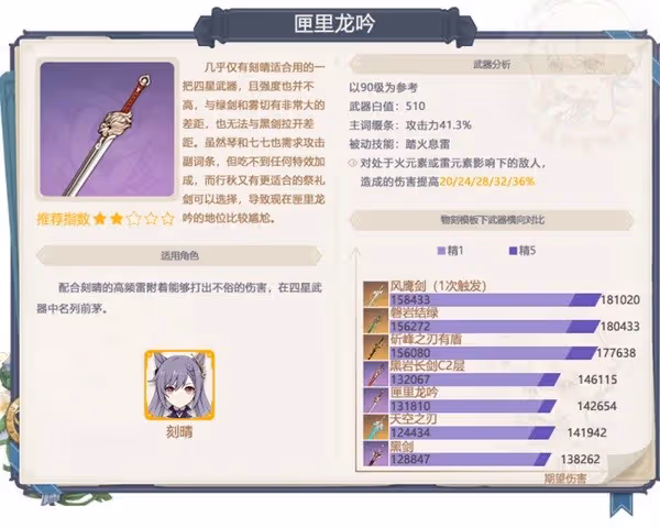 《原神》3.6下半武器池抽取建議