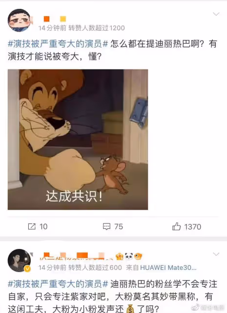 演技被嚴重誇大的演員，楊紫和迪麗熱巴上榜，兩家粉絲互撕屠廣場